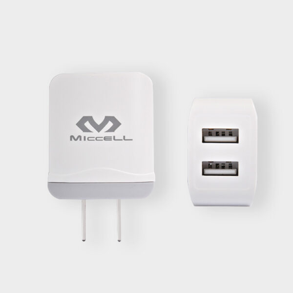 S69 Miccell Dual Port Wall Charger (VQ-T07U) Acrylic Pack