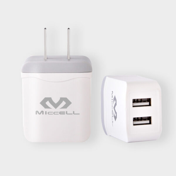 S69 Miccell Dual Port Wall Charger (VQ-T07U) Acrylic Pack - Image 4