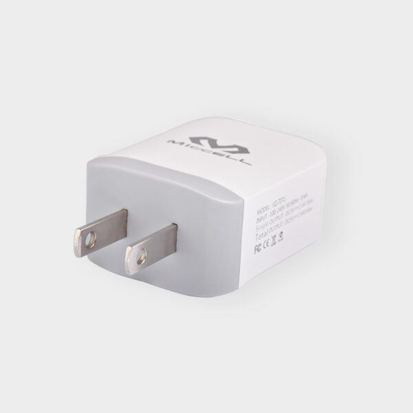S69 Miccell Dual Port Wall Charger (VQ-T07U) Acrylic Pack - Image 2