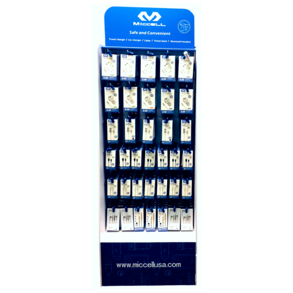 S1523 Miccell Large Floor Display w/ Chargers & Cables (230 pieces) - Image 2