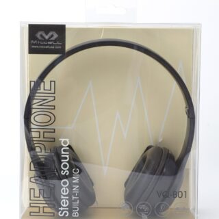 S379 Miccell Stereo Sound with Built-In Mic Headphone (B01)